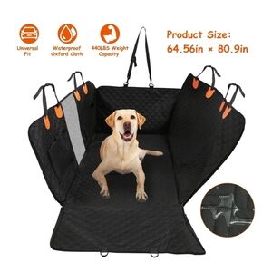Large Waterproof Pet Car Seat Cover Rear Protector Mat Hammock Dog Cat Truck SUV